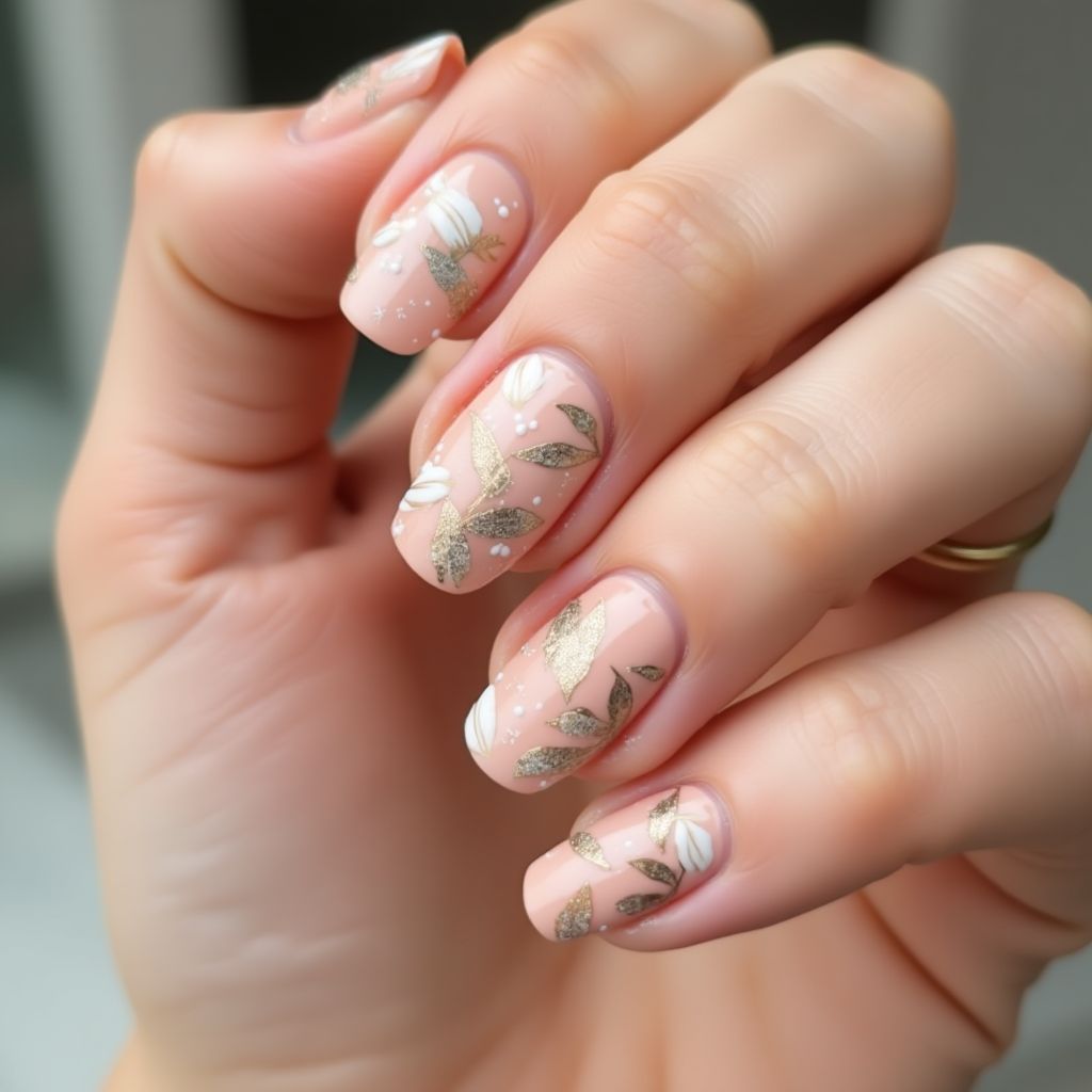 Nude Summer Nail Design