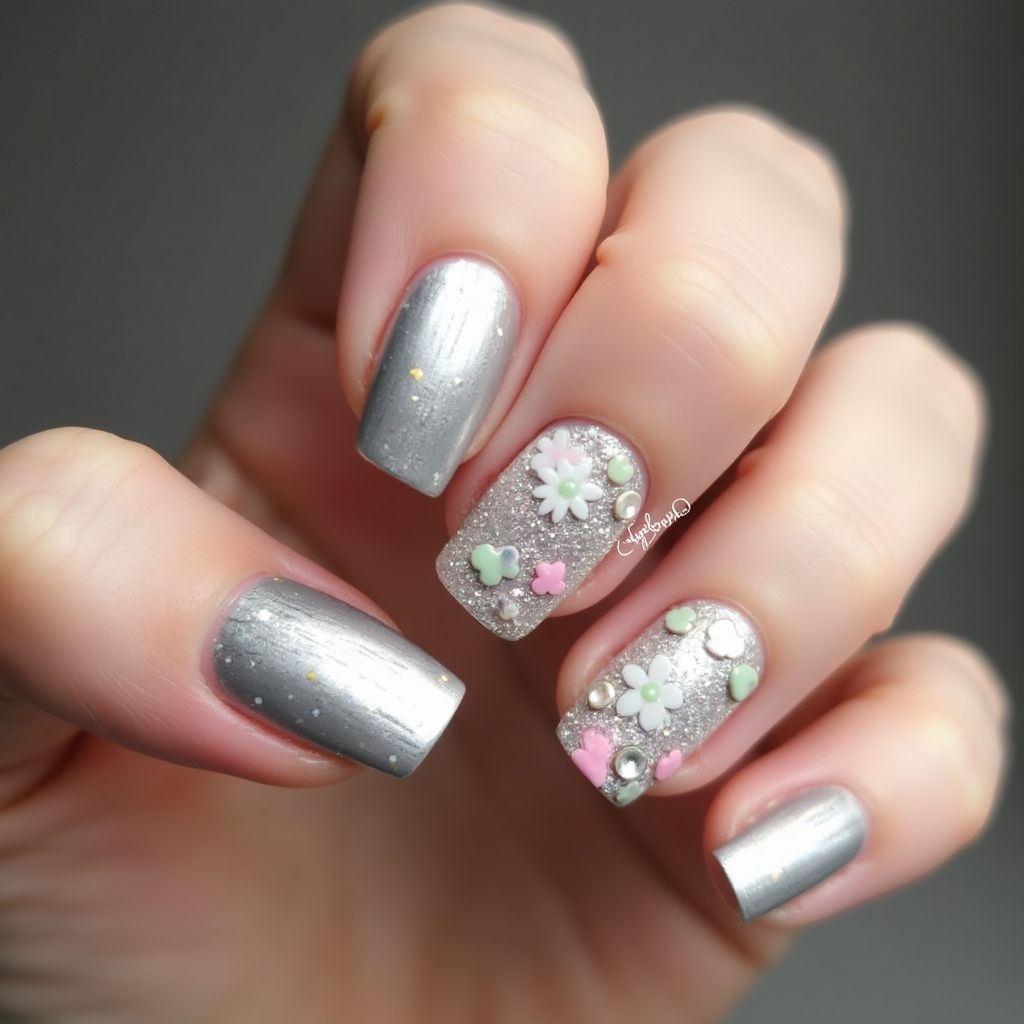 Silver Spring Nail Design