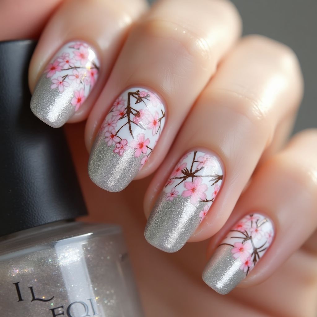Silver Spring Nail Design