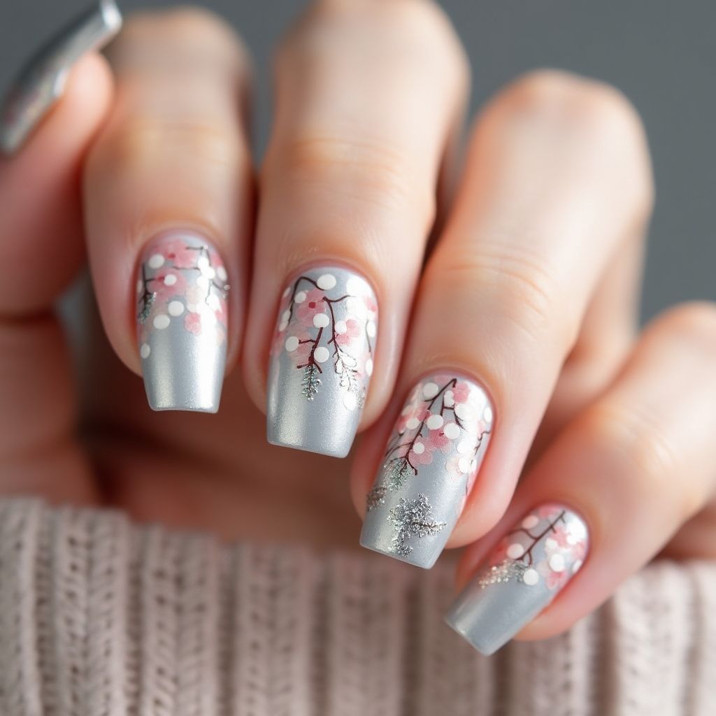 Silver Spring Nail Design