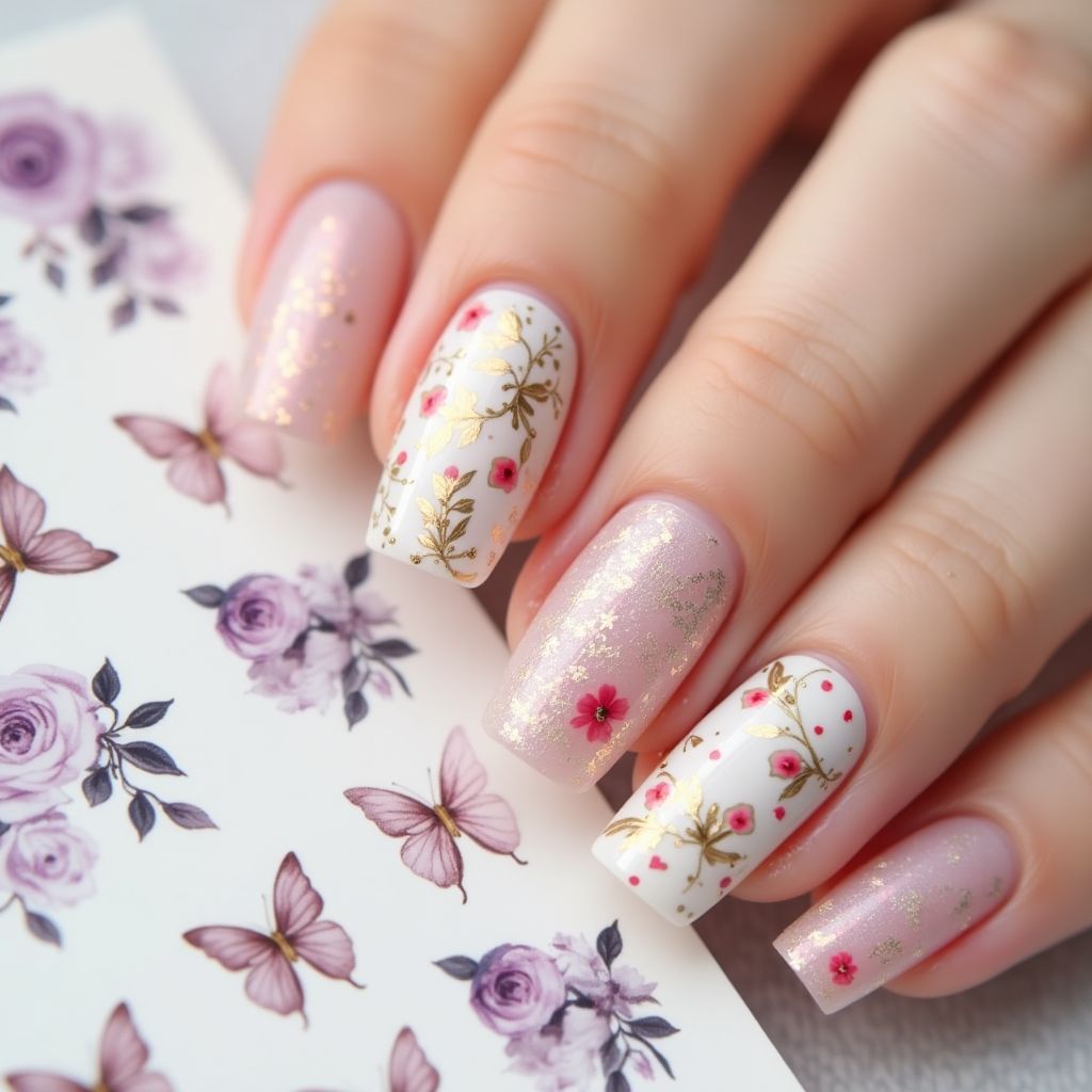 Mother's Day Nail Stickers Nail Design