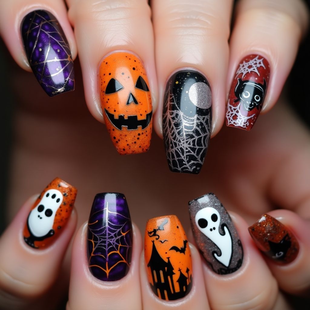 Halloween Nail Art Brushes Nail Design