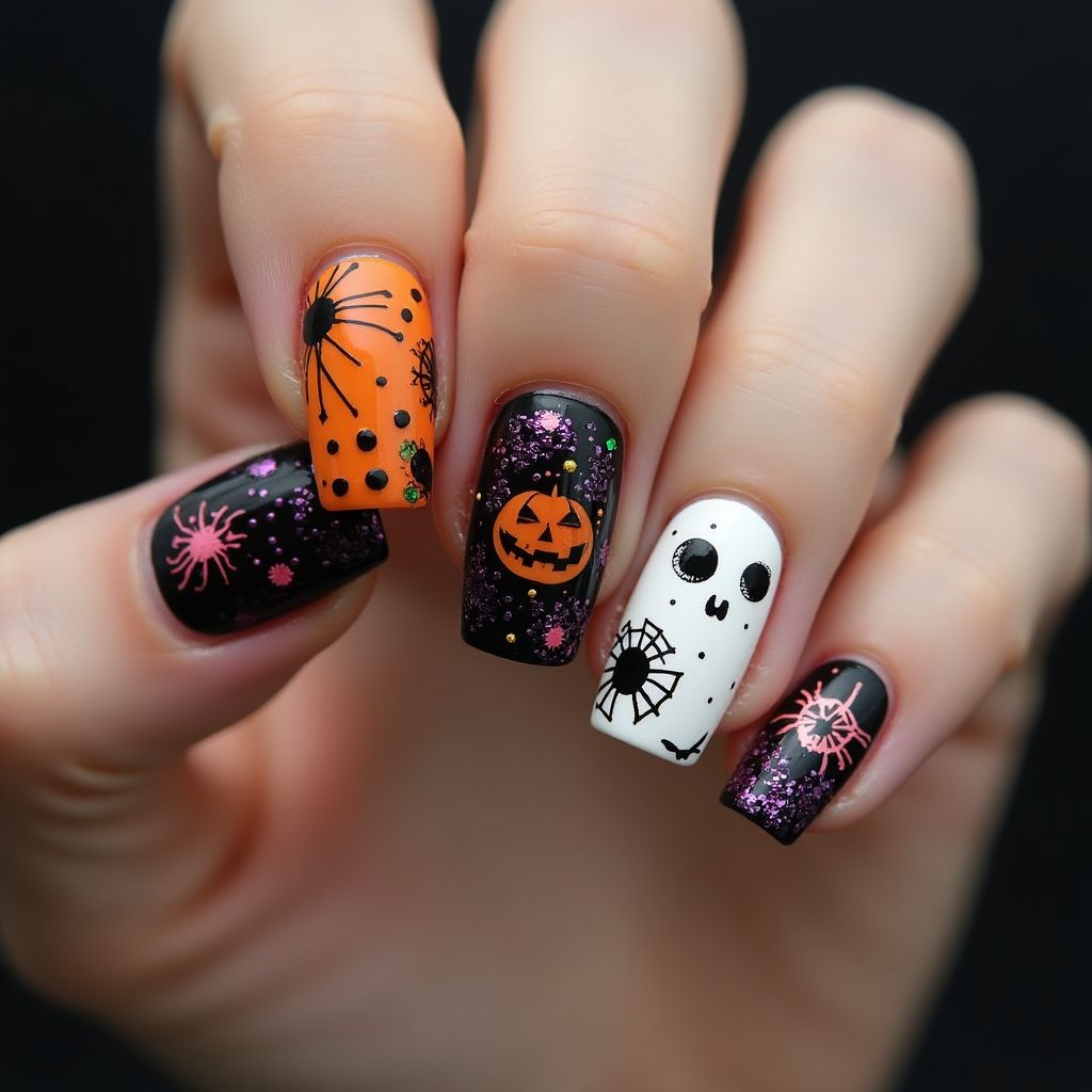 Halloween Dotting Tools Nail Design