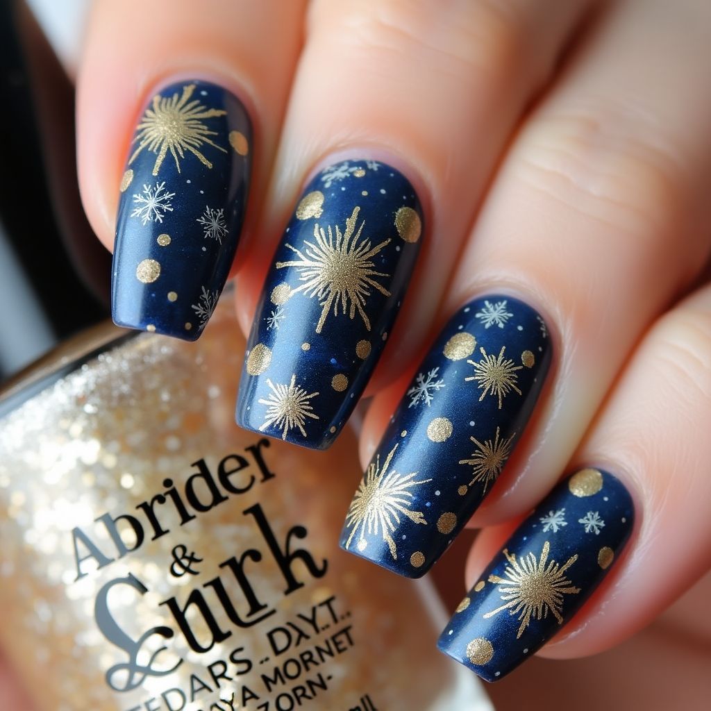 New Year Nail Stickers Nail Design