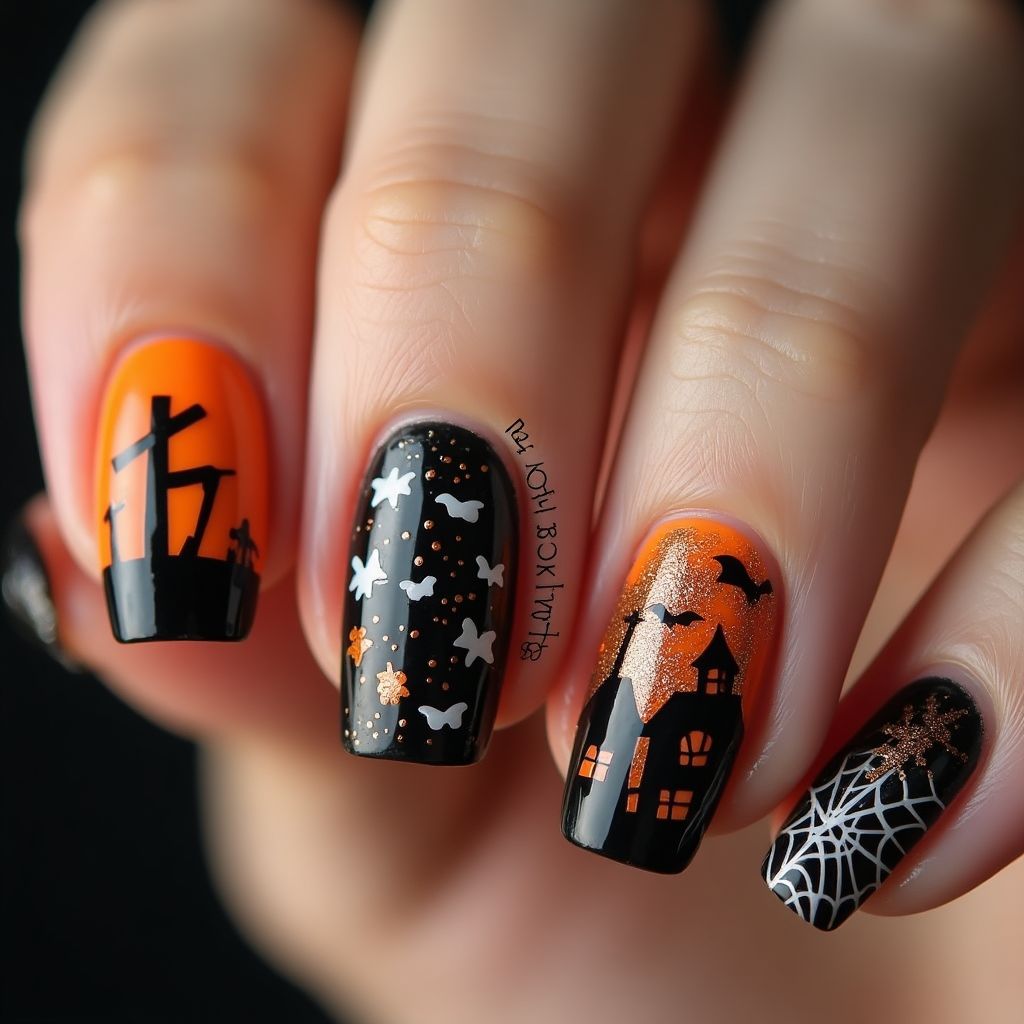 Halloween Nail Polish Nail Design