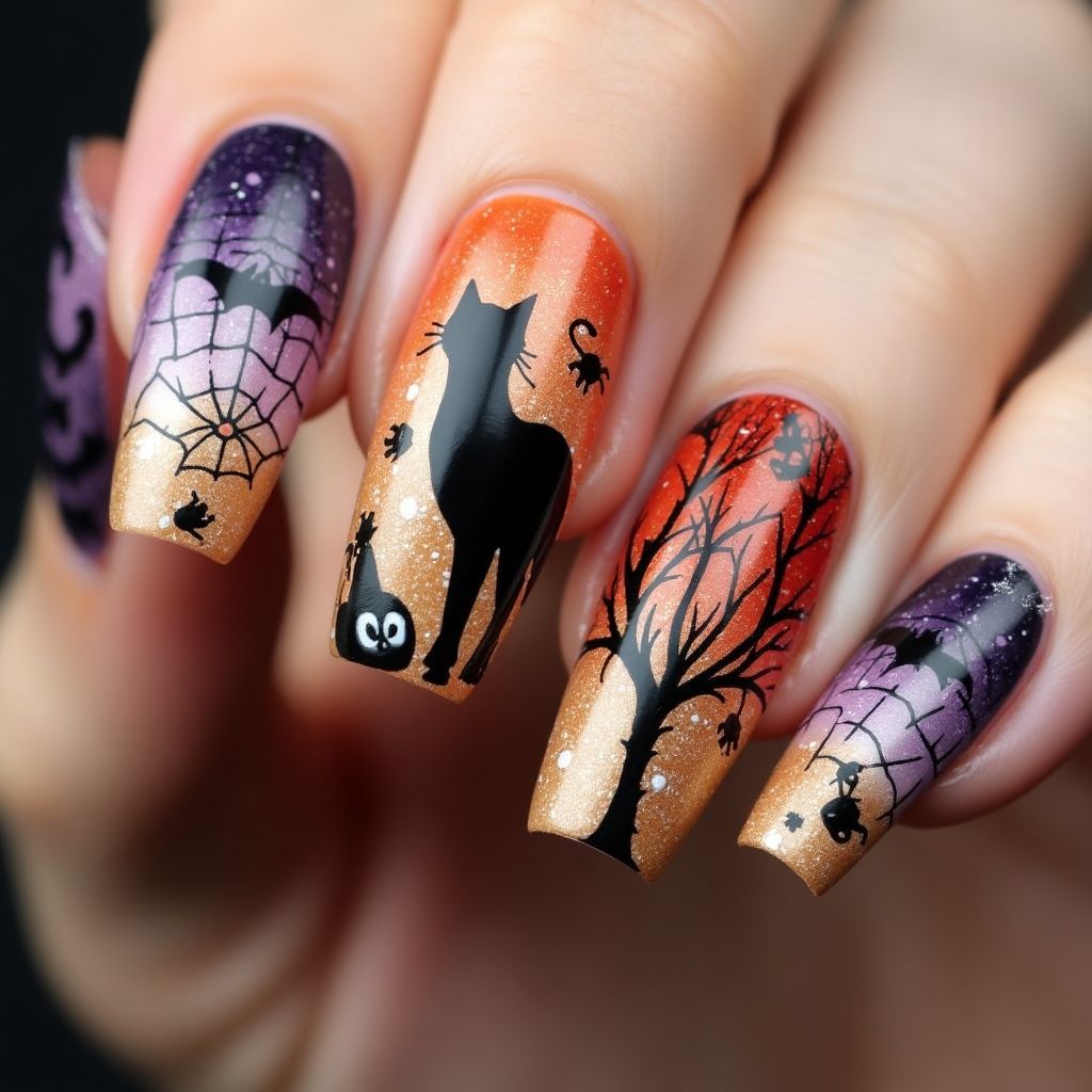 Halloween Nail Vinyls Nail Design