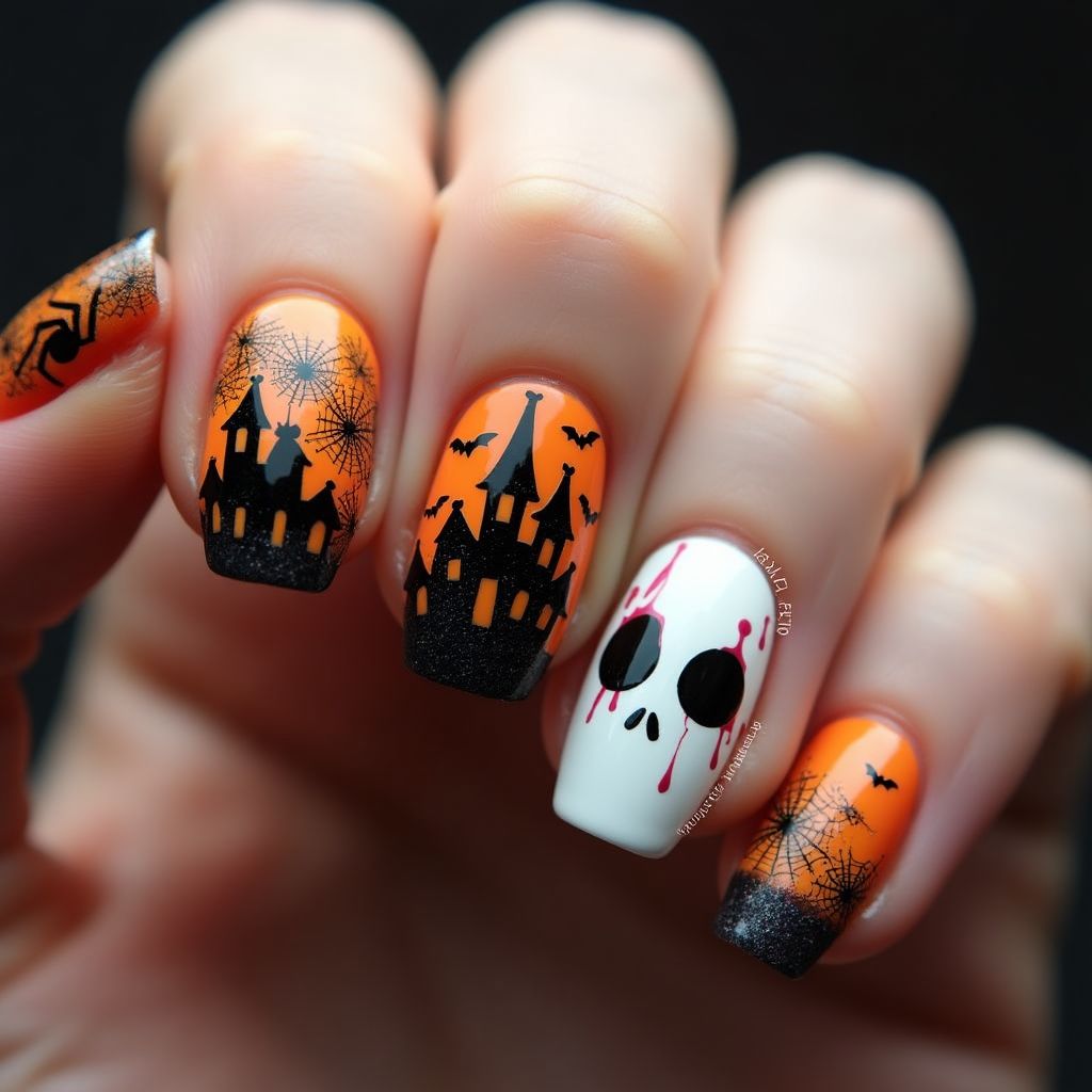 Halloween Nail Art Brushes Nail Design