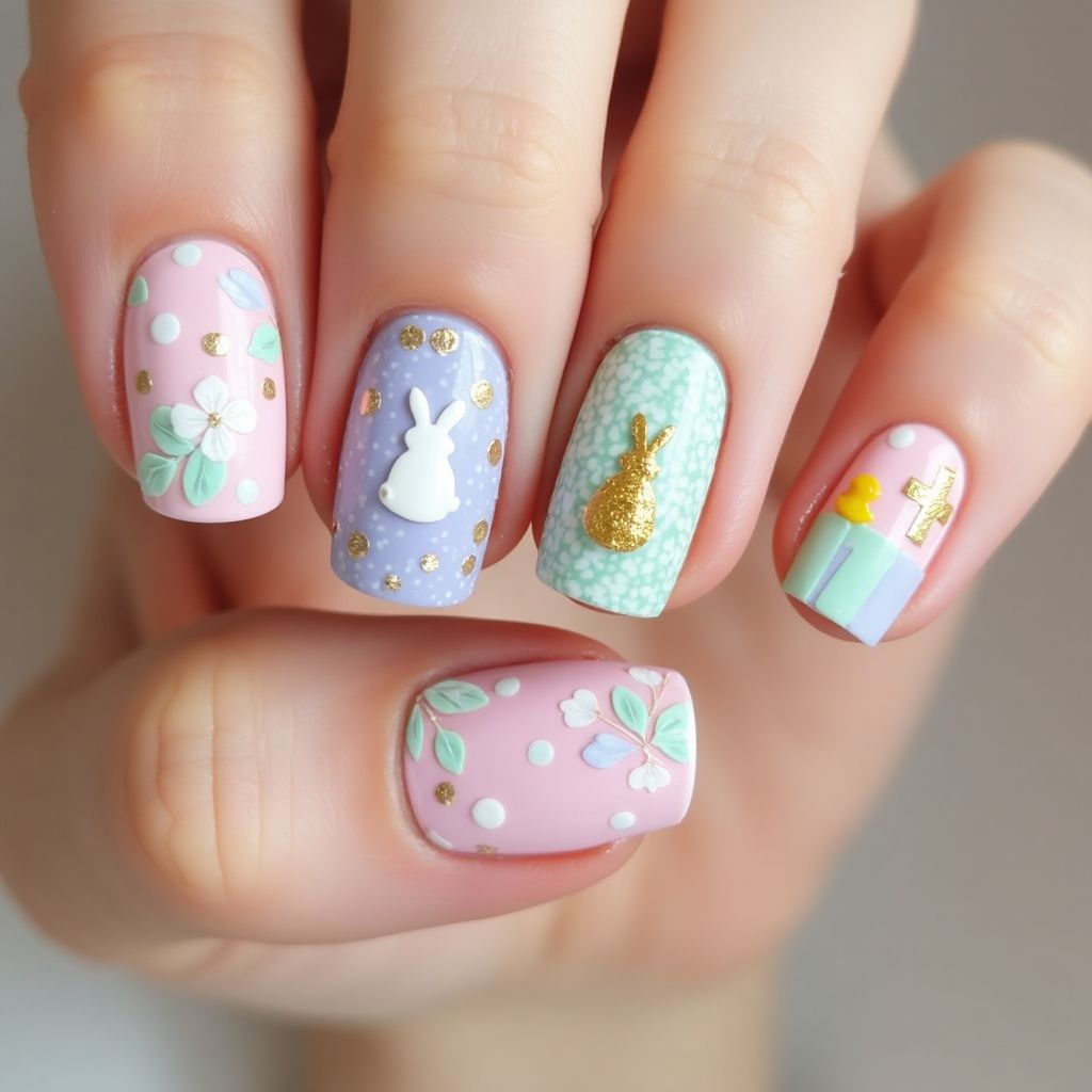 Easter Nail Polish Nail Design