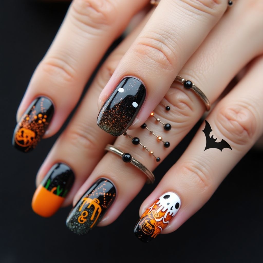 Halloween Nail Art Brushes Nail Design