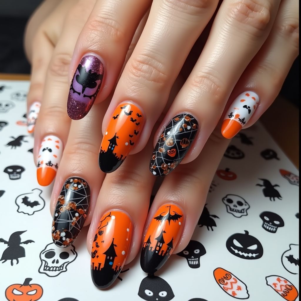 Halloween Nail Stickers Nail Design