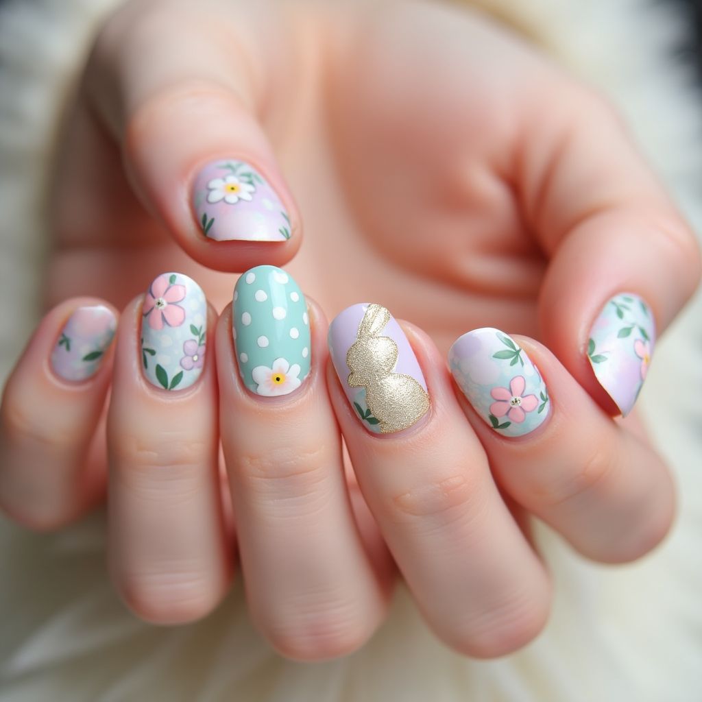 Easter Nail Art Brushes Nail Design