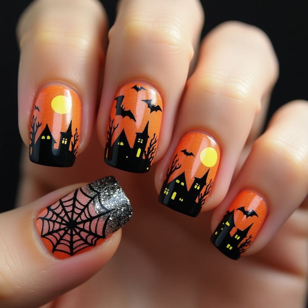 Halloween Nail Vinyls Nail Design
