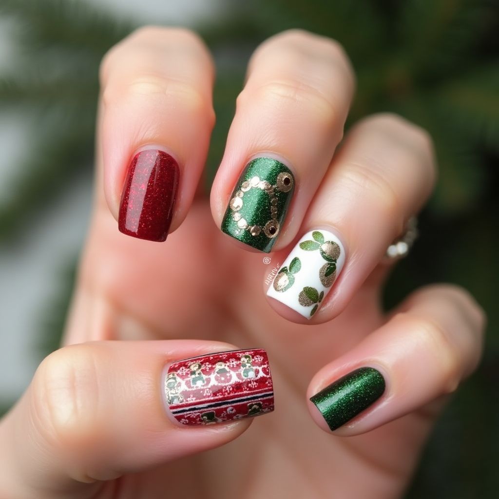 Christmas Nail Polish Nail Design