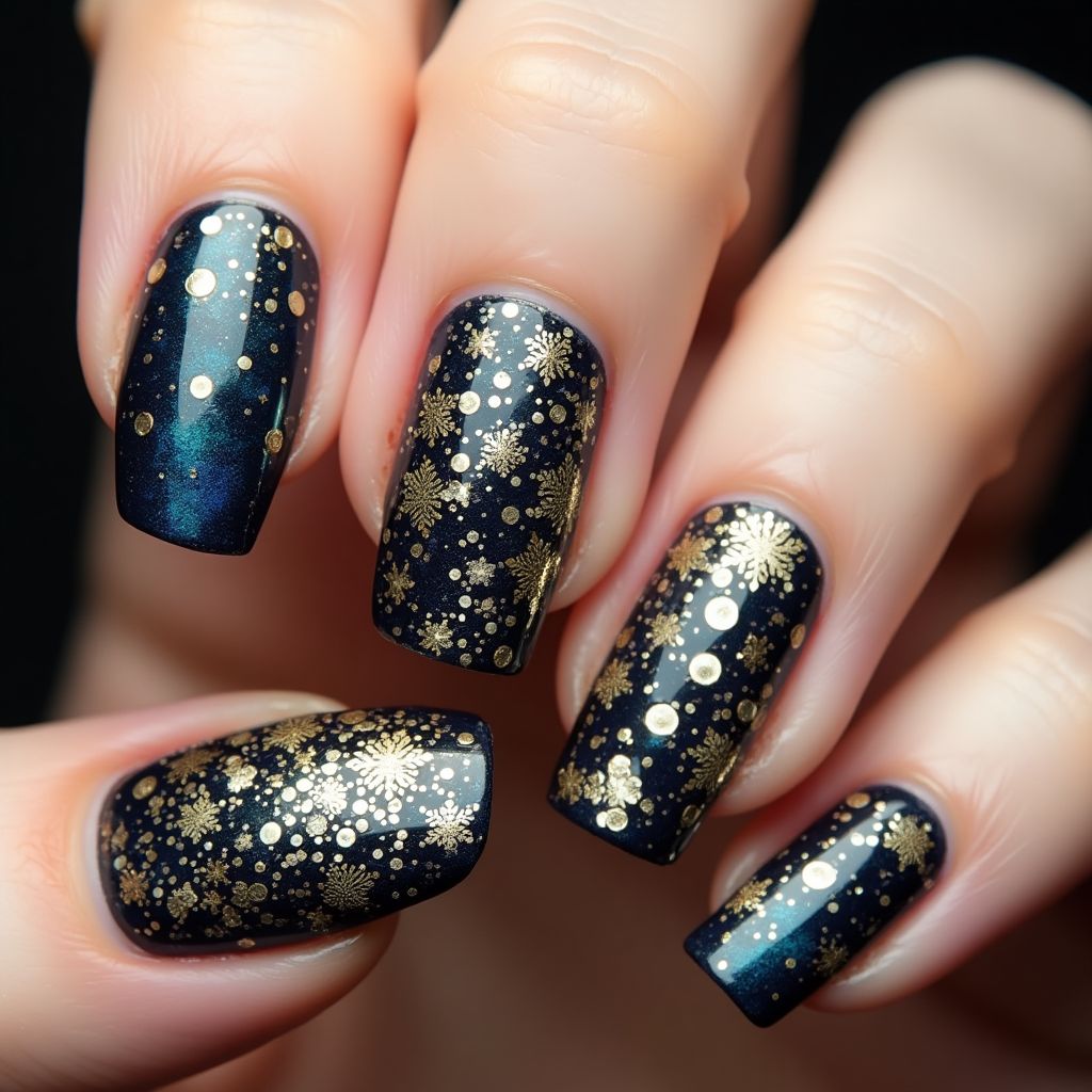 New Year Nail Art Brushes Nail Design
