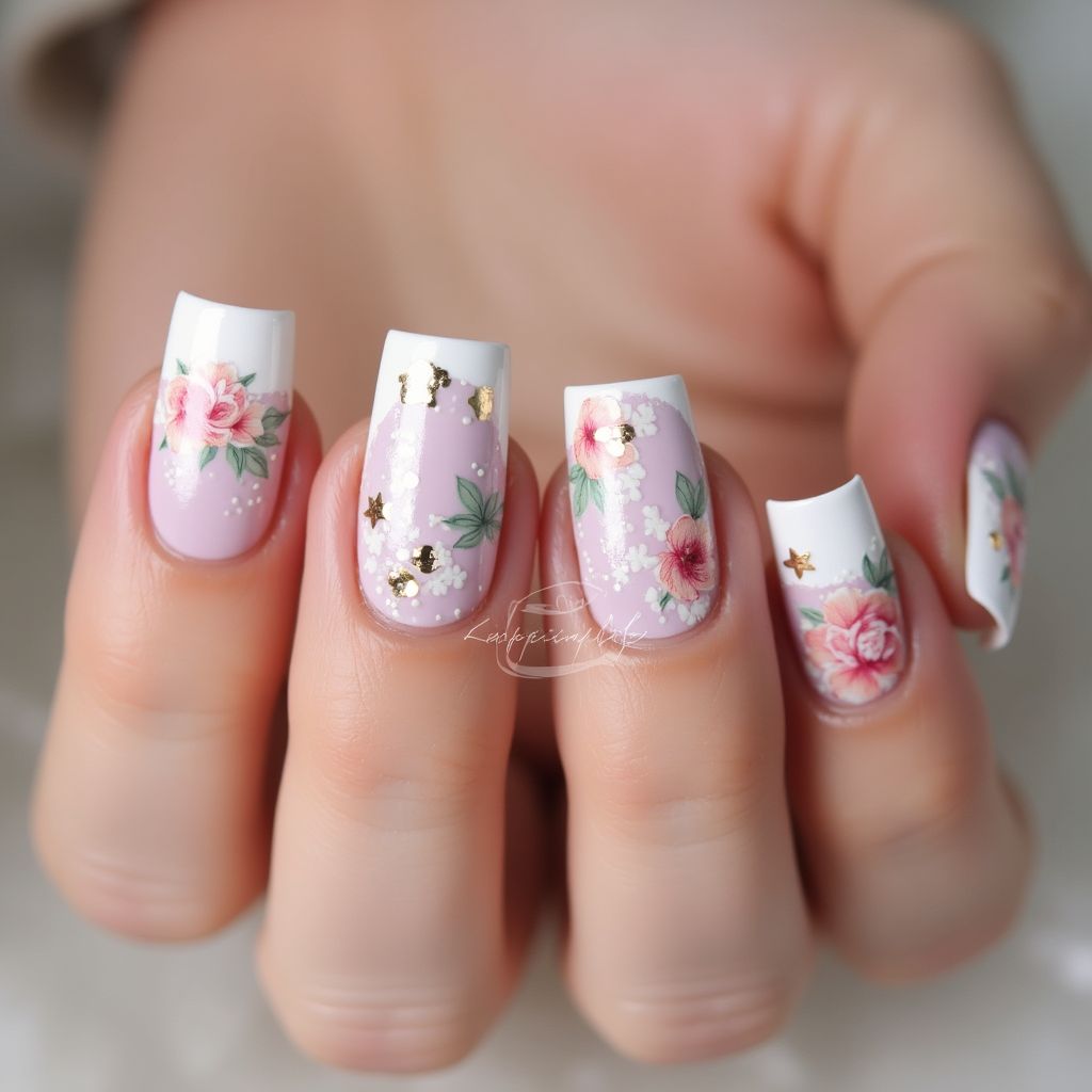 Mother's Day Nail Polish Nail Design