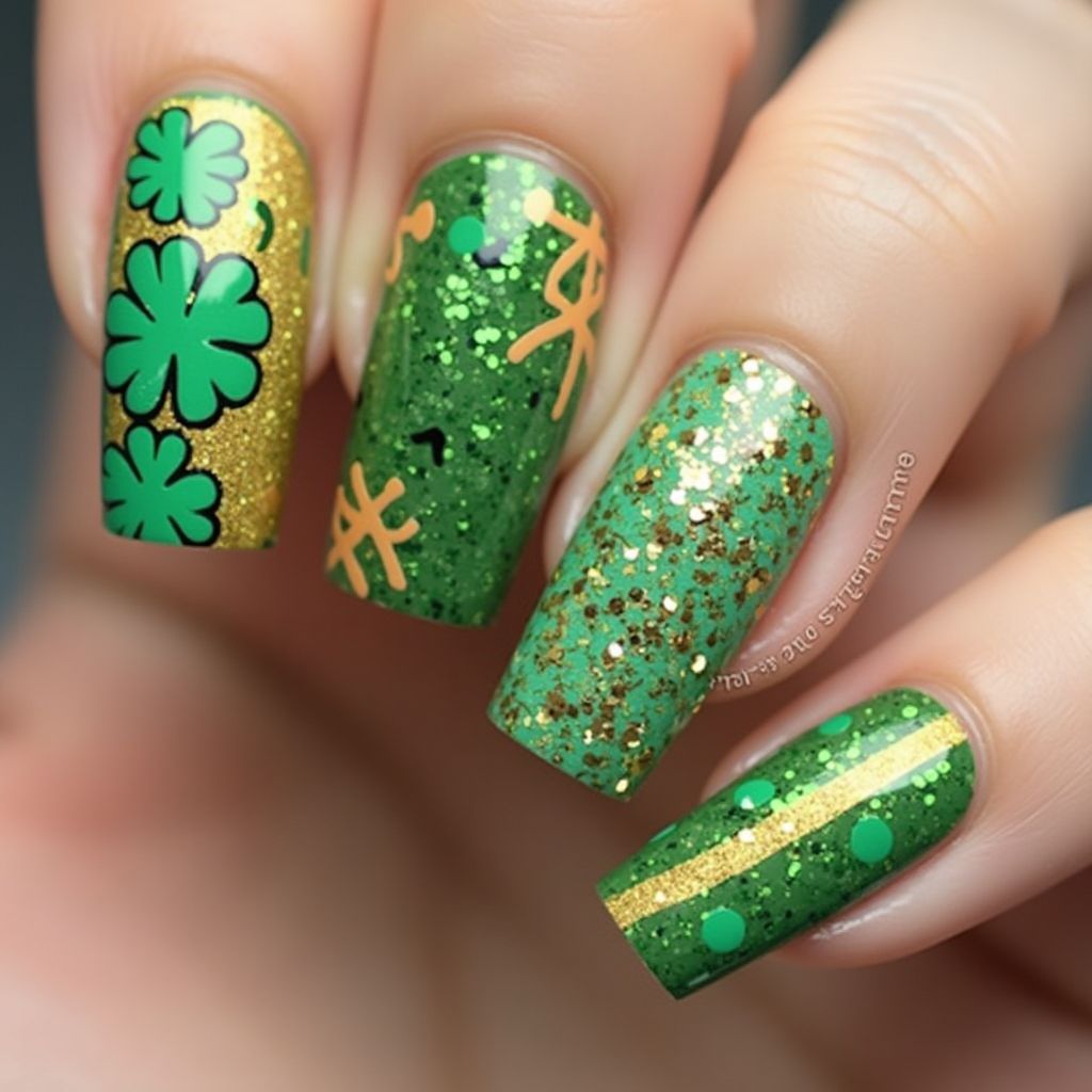 St Patrick's Day Nail Decals Nail Design