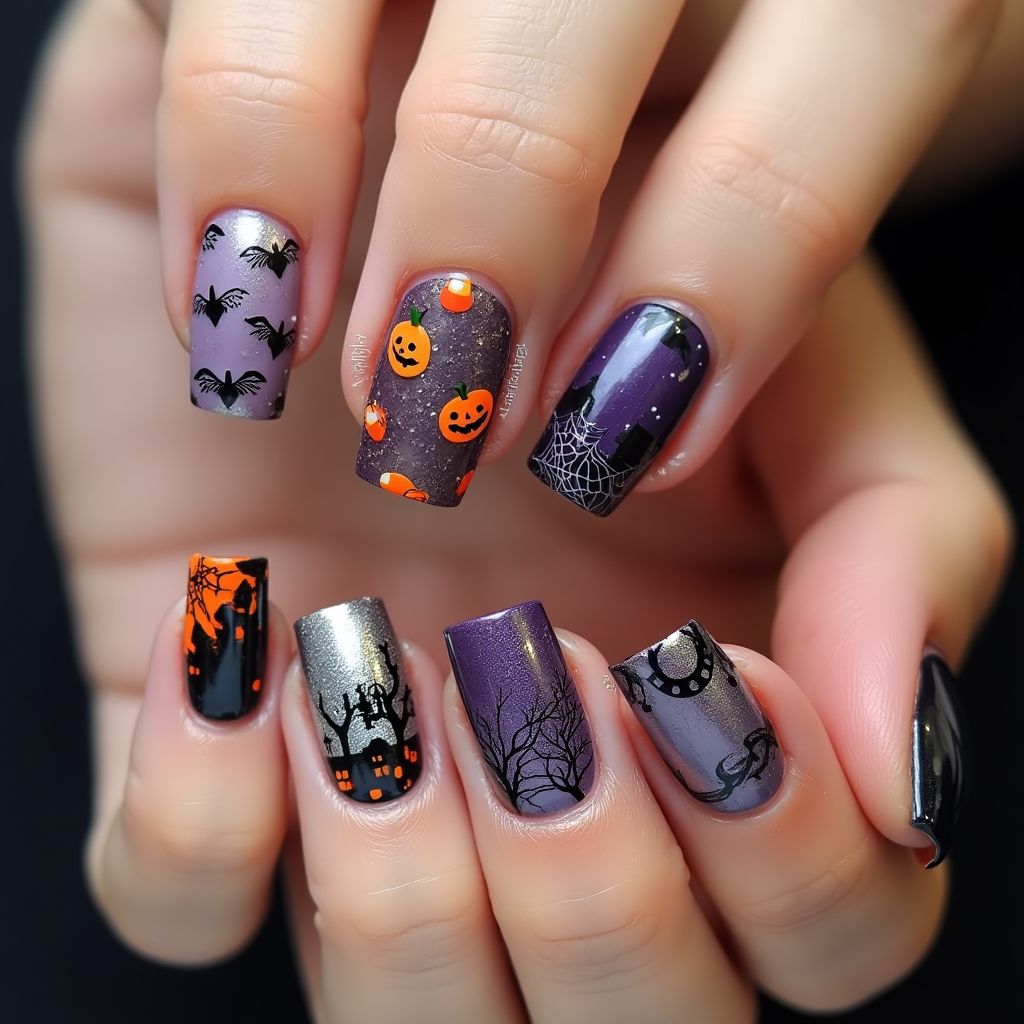 Halloween Nail Vinyls Nail Design