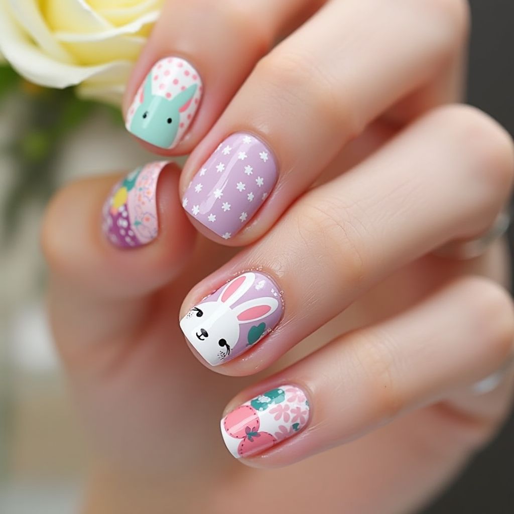 Easter Nail Art Brushes Nail Design