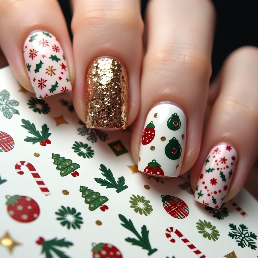 Christmas Nail Stickers Nail Design