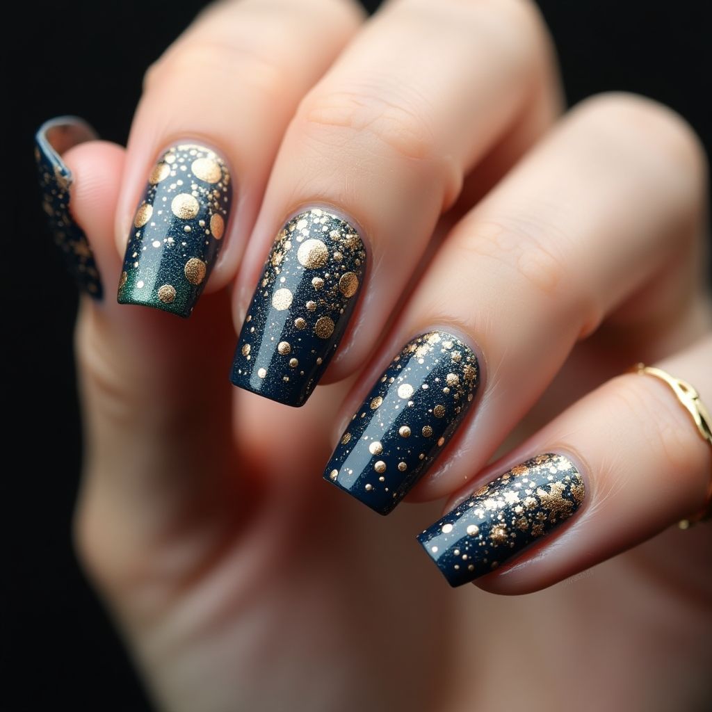 New Year Nail Art Brushes Nail Design
