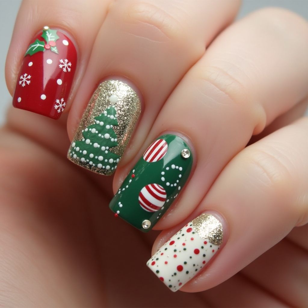 Christmas Dotting Tools Nail Design