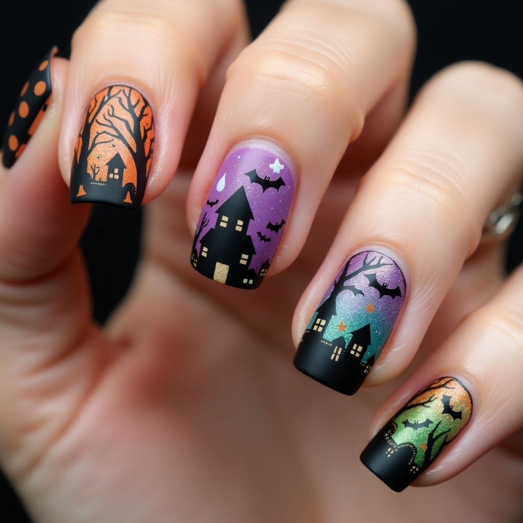 Halloween Dotting Tools Nail Design