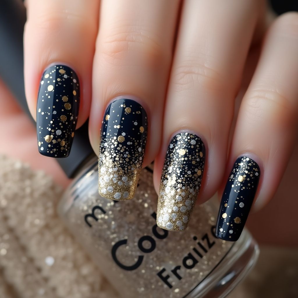 New Year Specialty Powders Nail Design