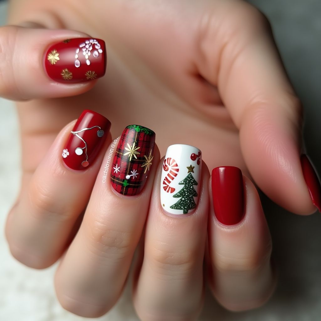 Christmas Nail Polish Nail Design