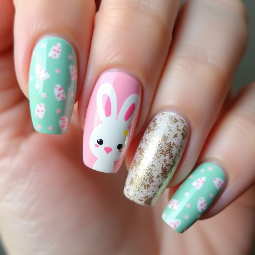 Easter Specialty Powders Nail Design