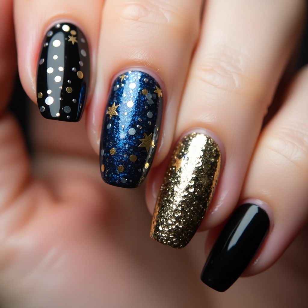 New Year Nail Polish Nail Design