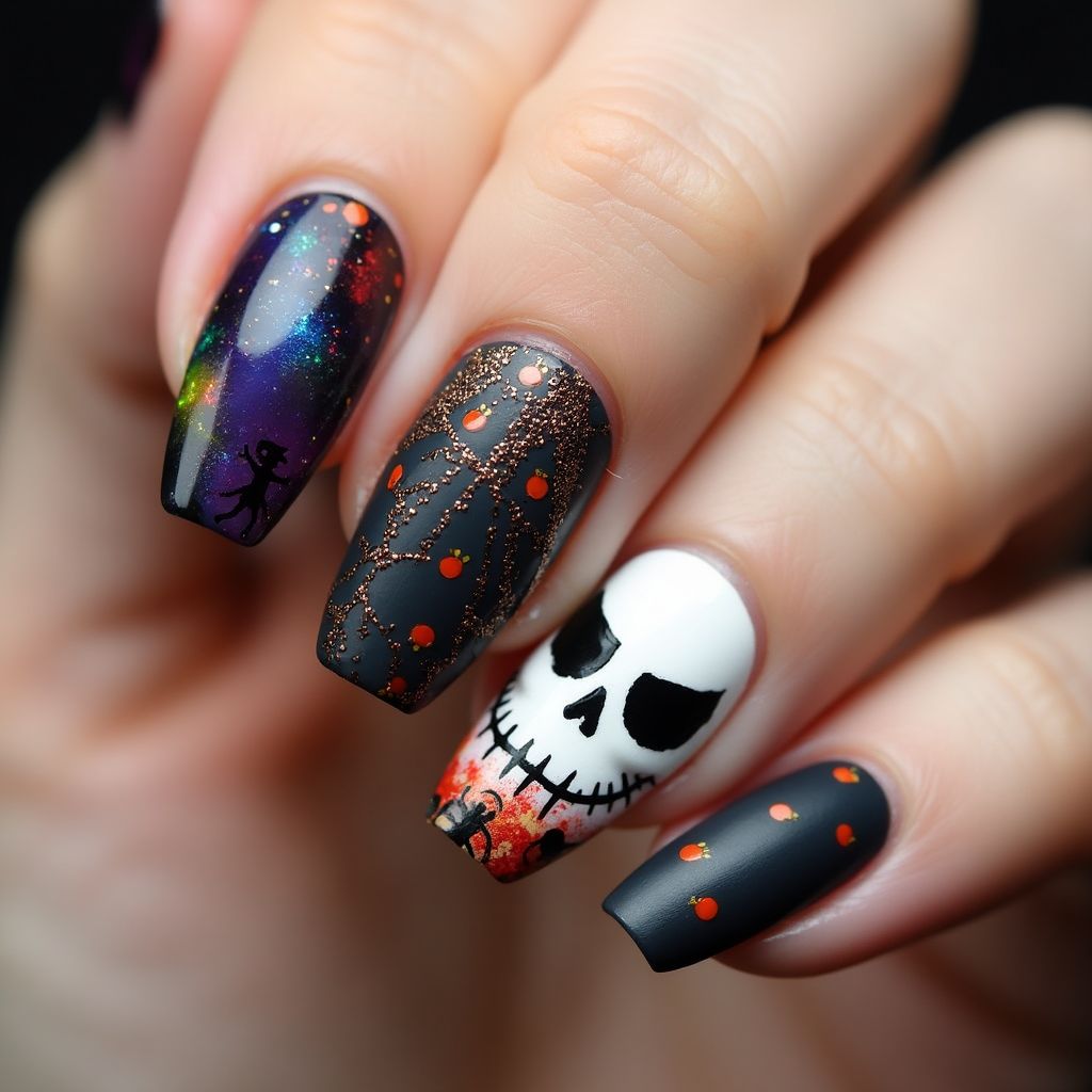 Halloween Specialty Powders Nail Design