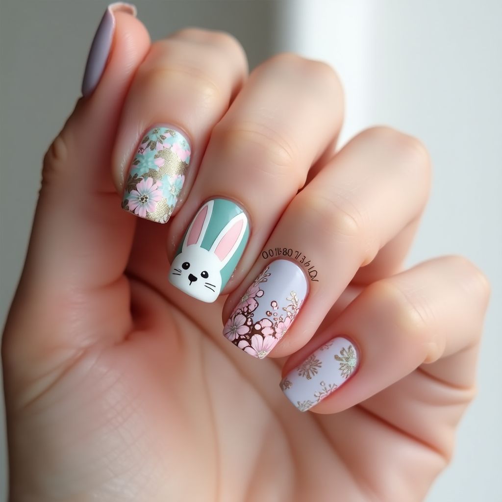Easter Skin Barriers Nail Design
