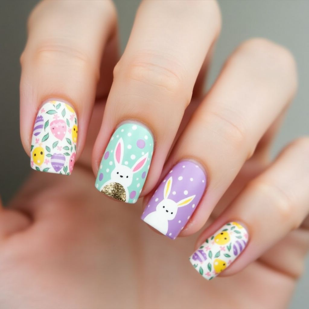 Easter Nail Decals Nail Design