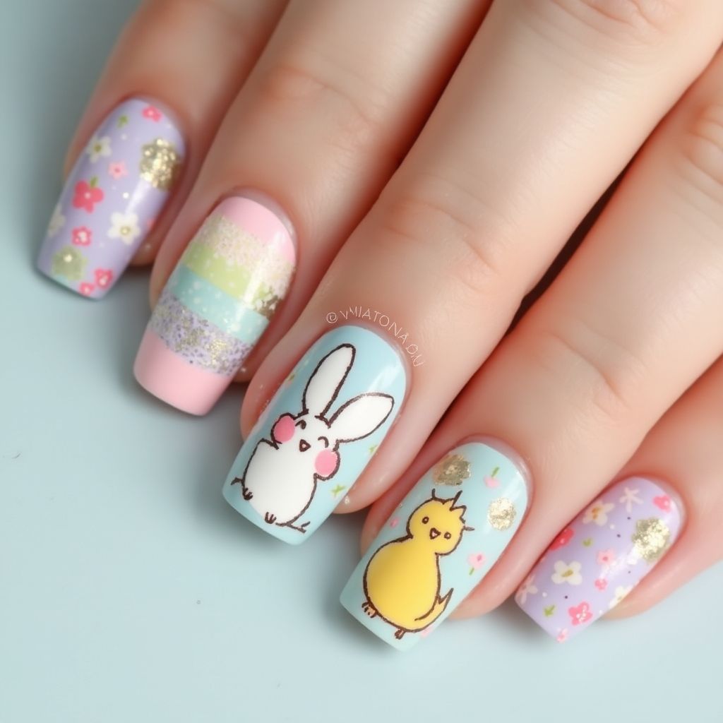 Easter Nail Stickers Nail Design