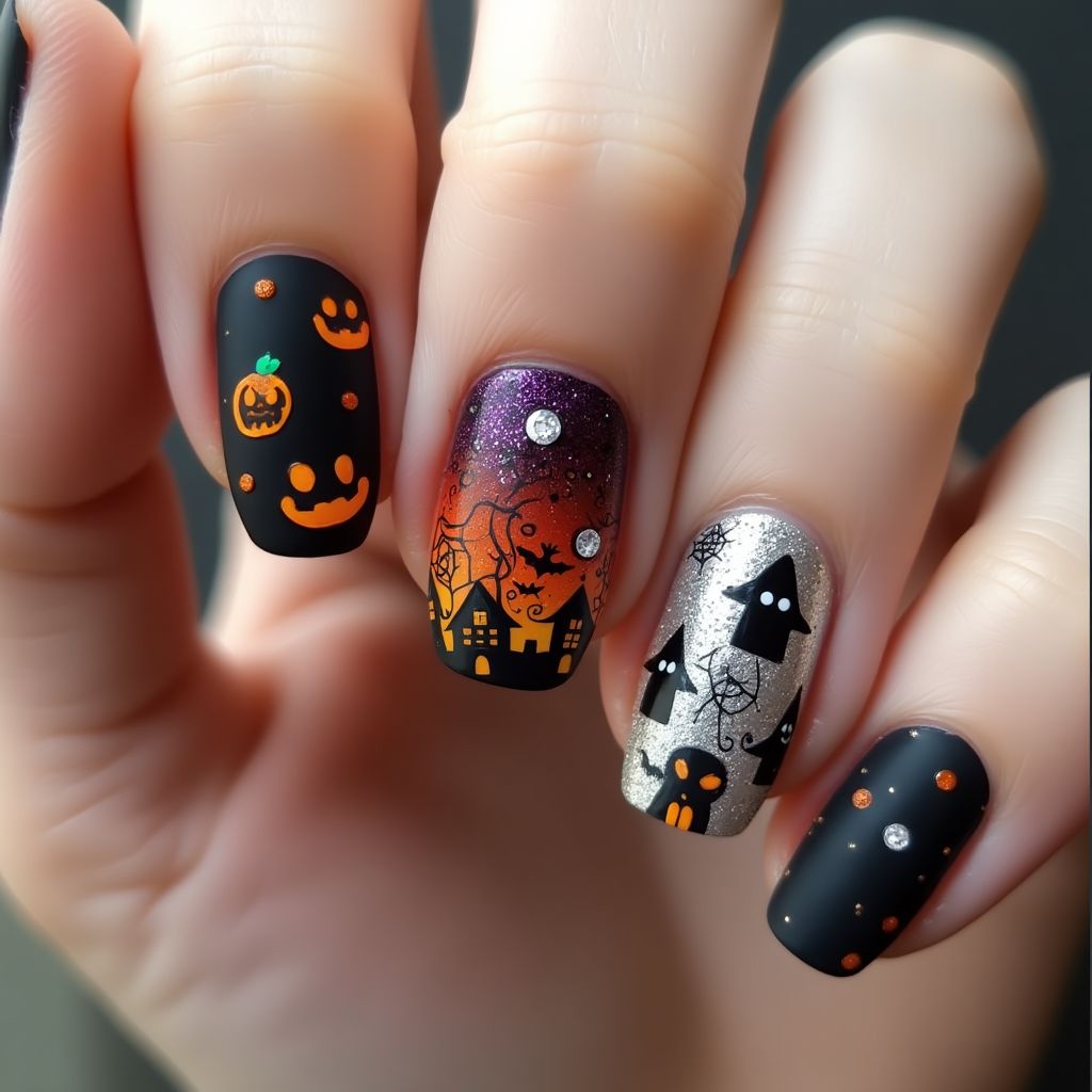 Halloween Nail Polish Nail Design