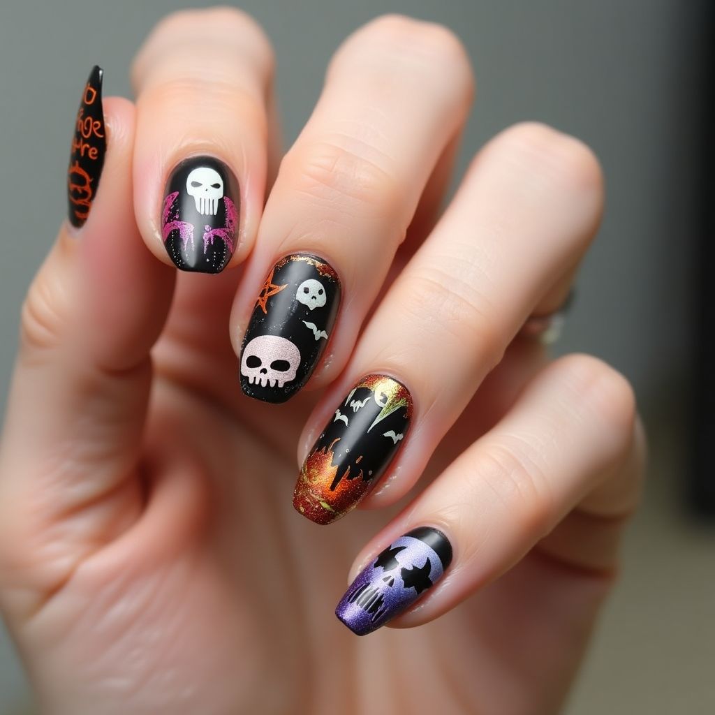 Halloween Nail Decals Nail Design