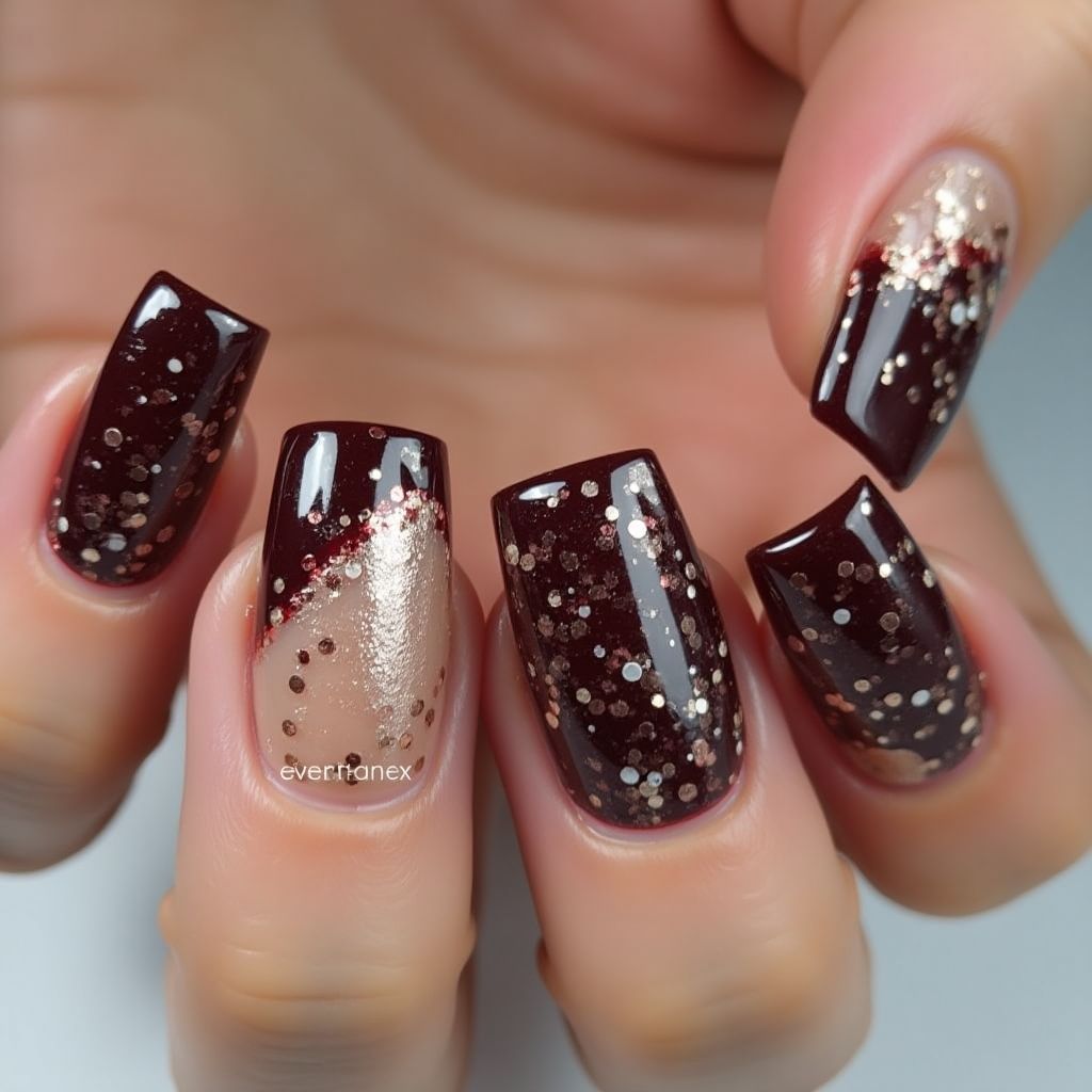 Party Square Nail Design