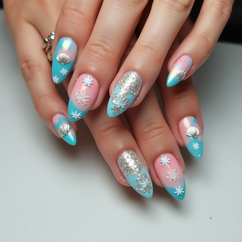 Cruise Almond Nail Design