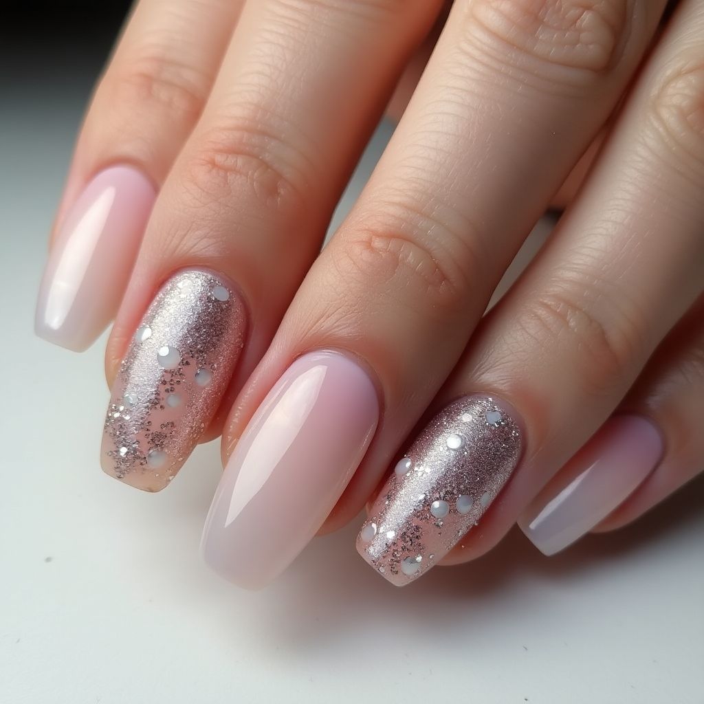 Prom Almond Nail Design