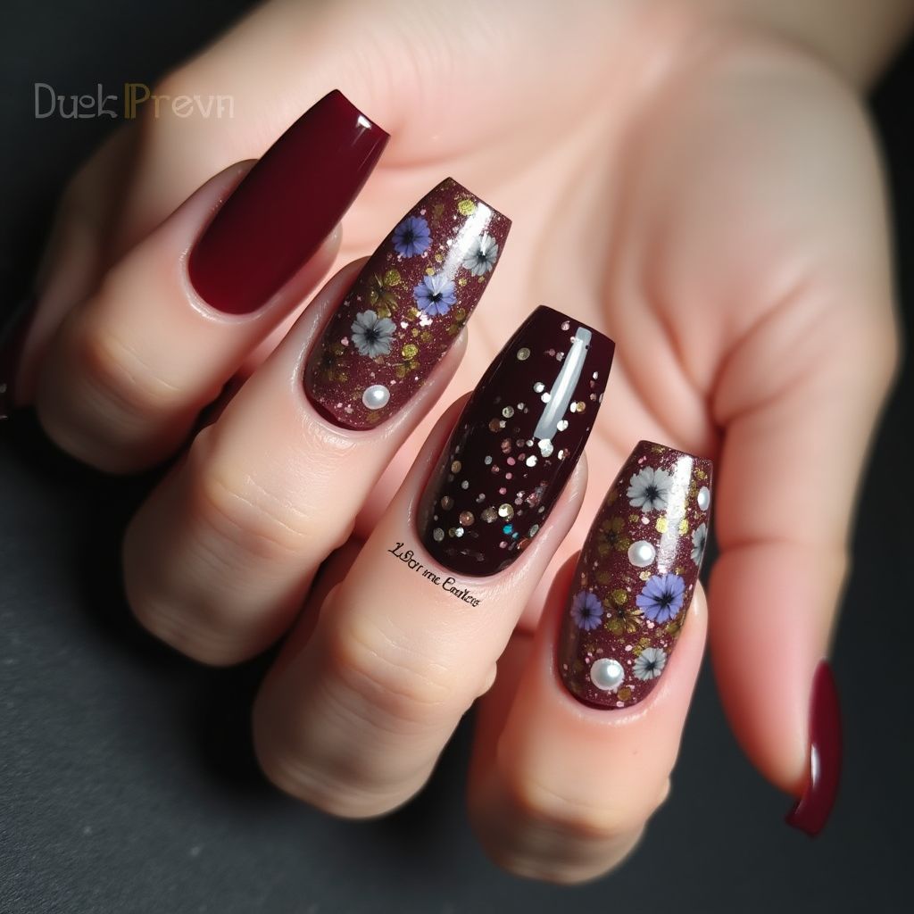 Party Coffin Nail Design