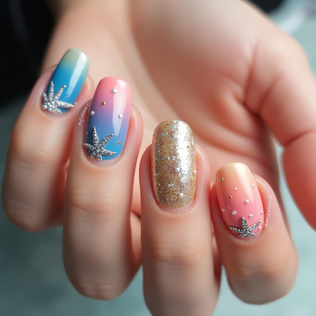 Cruise Ombre Nail Design