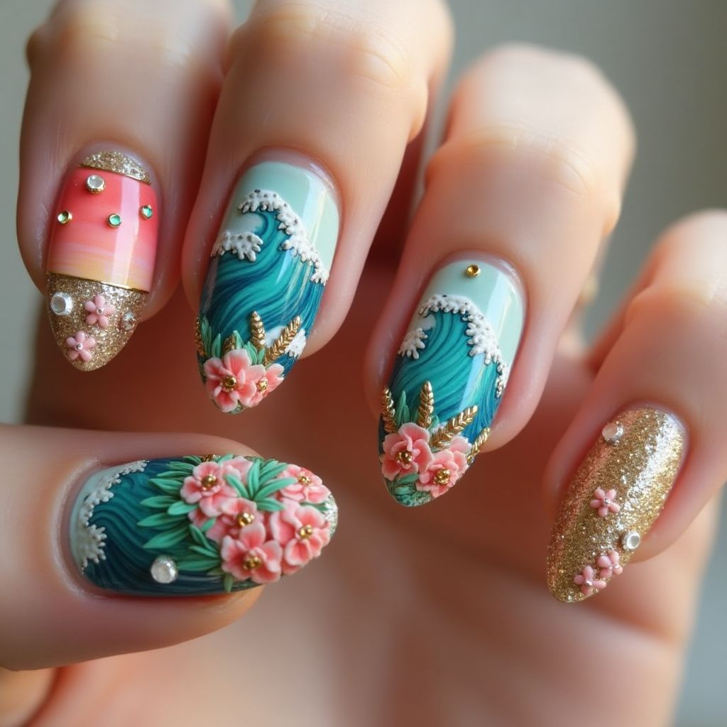 Cruise 3d Nail Design