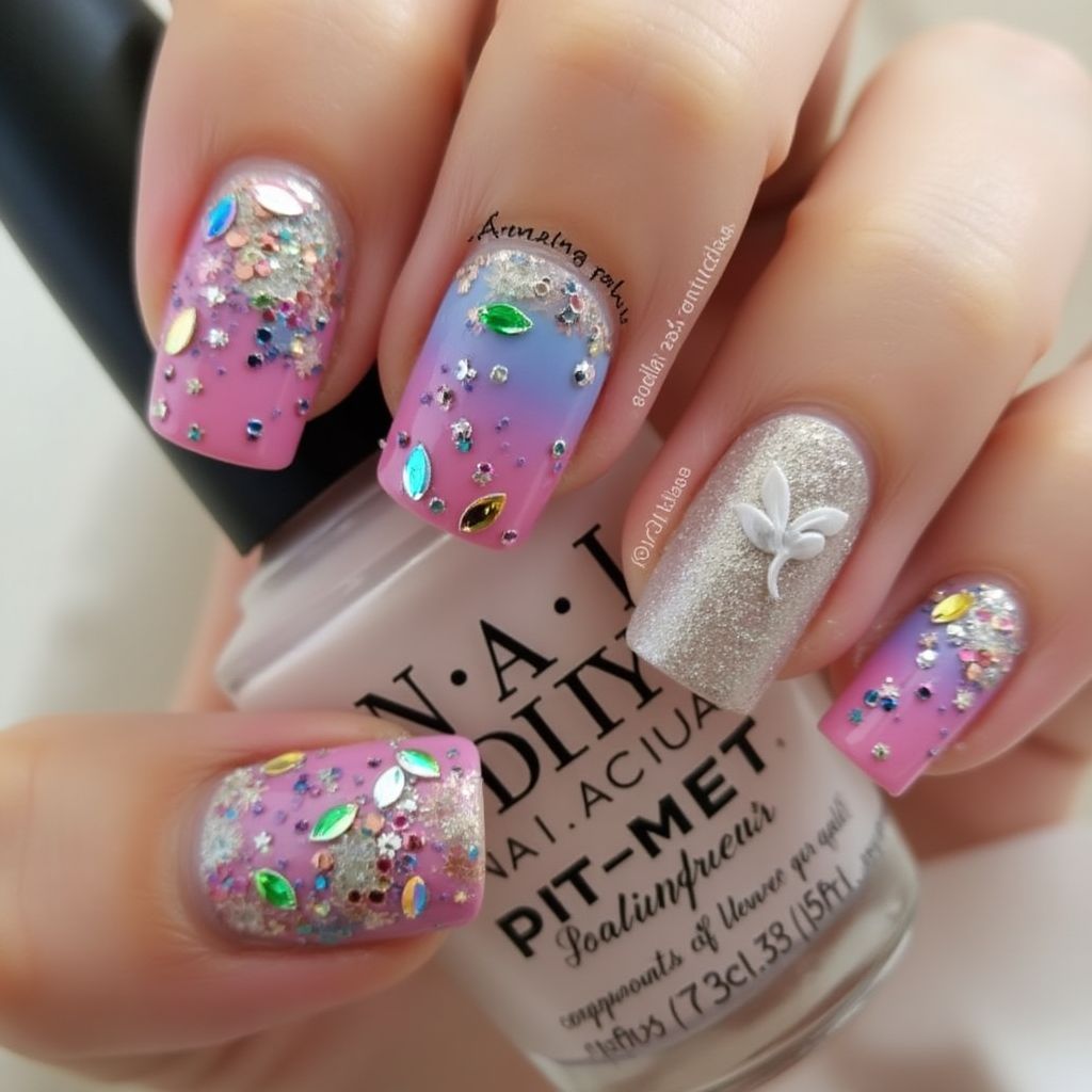 Party 3d Nail Design