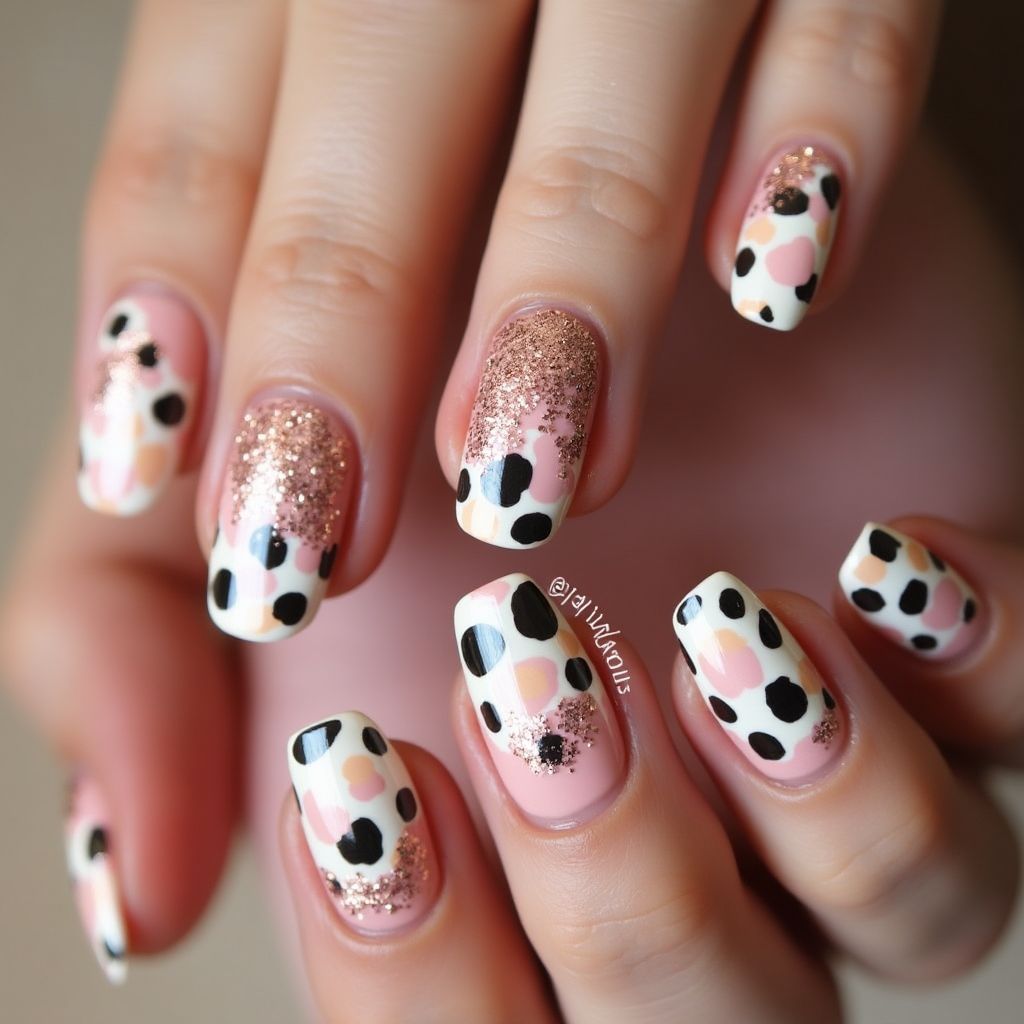Party Dotting Nail Design