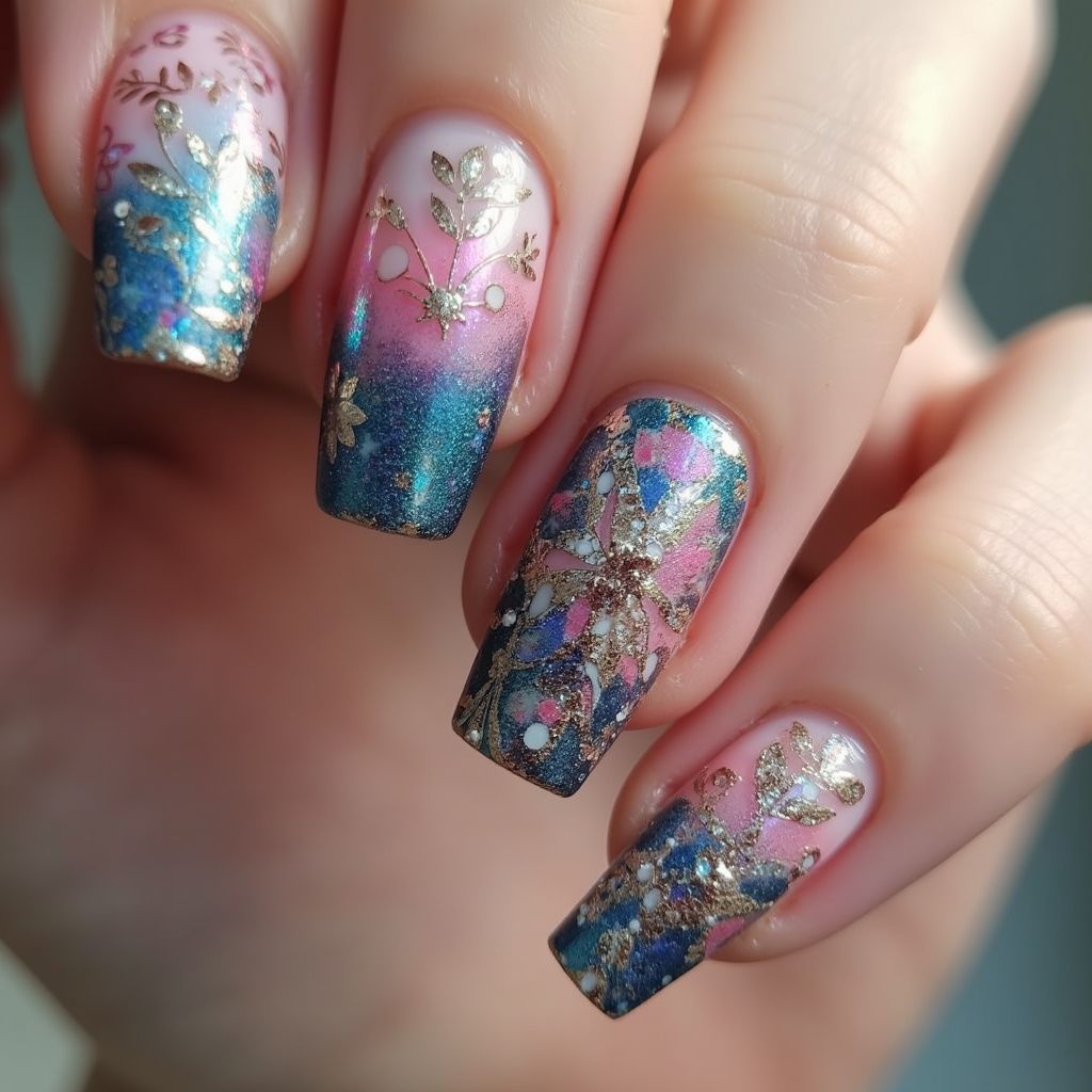 Dip Powder Nail Design
