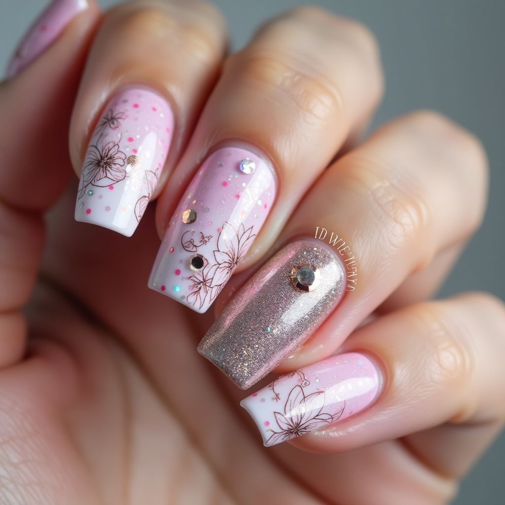 Dip Powder Nail Design