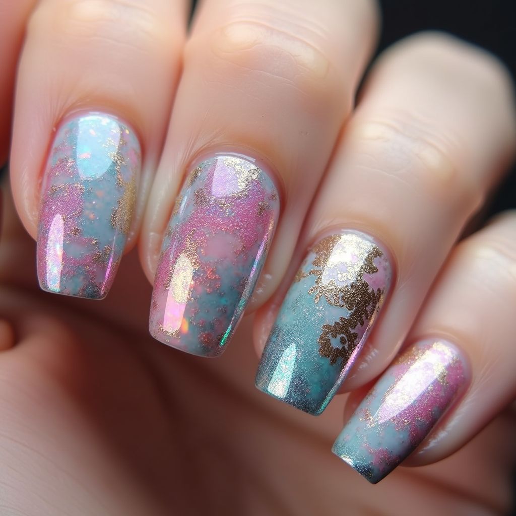 Dip Powder Nail Design