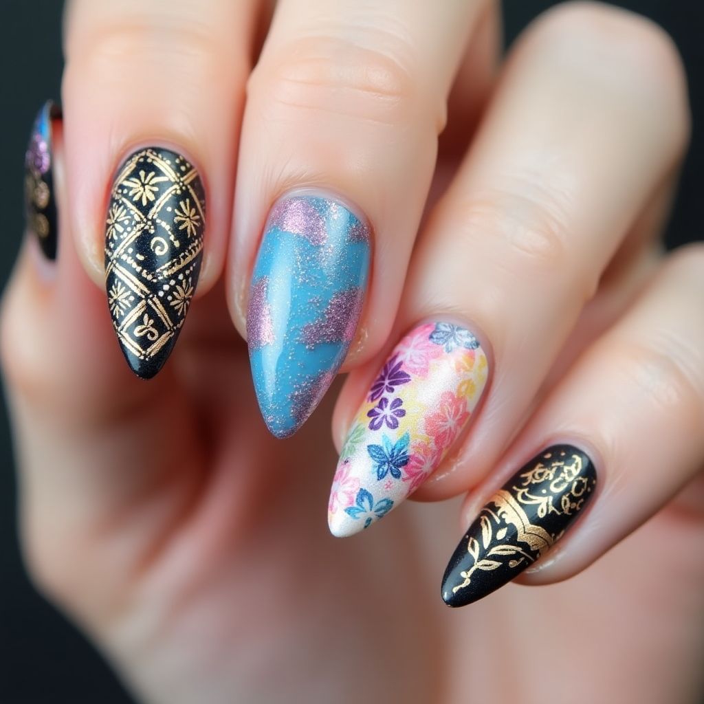 Stiletto Nail Stickers Nail Design