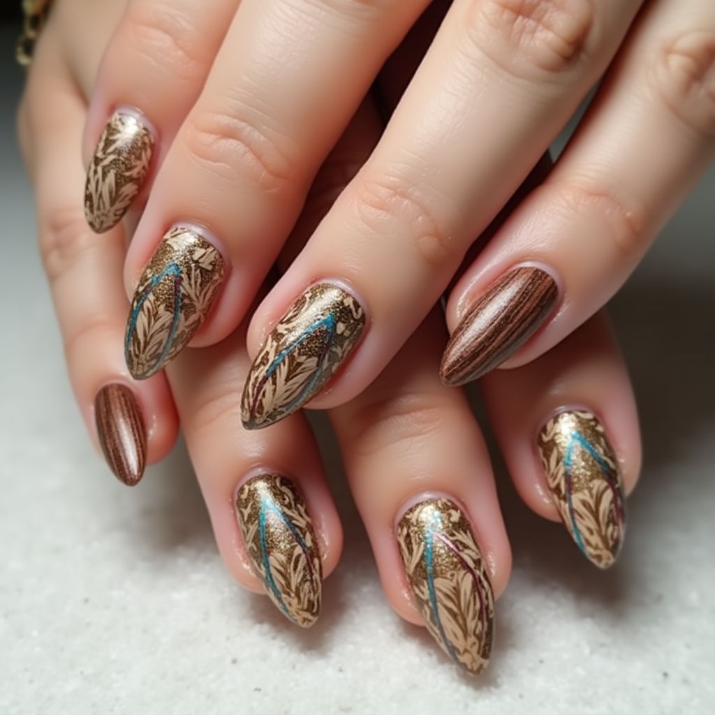 Stiletto Toothpicks Nail Design