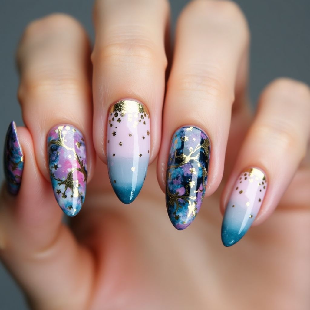 Nail Stickers Stiletto Nail Design